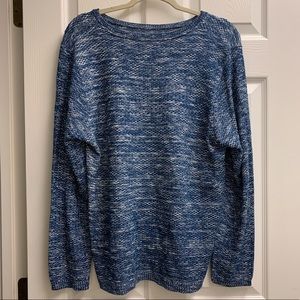 Alfred Dunner Blue and White Sweater NWT